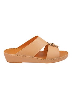Buckle Detail Sandals Tan