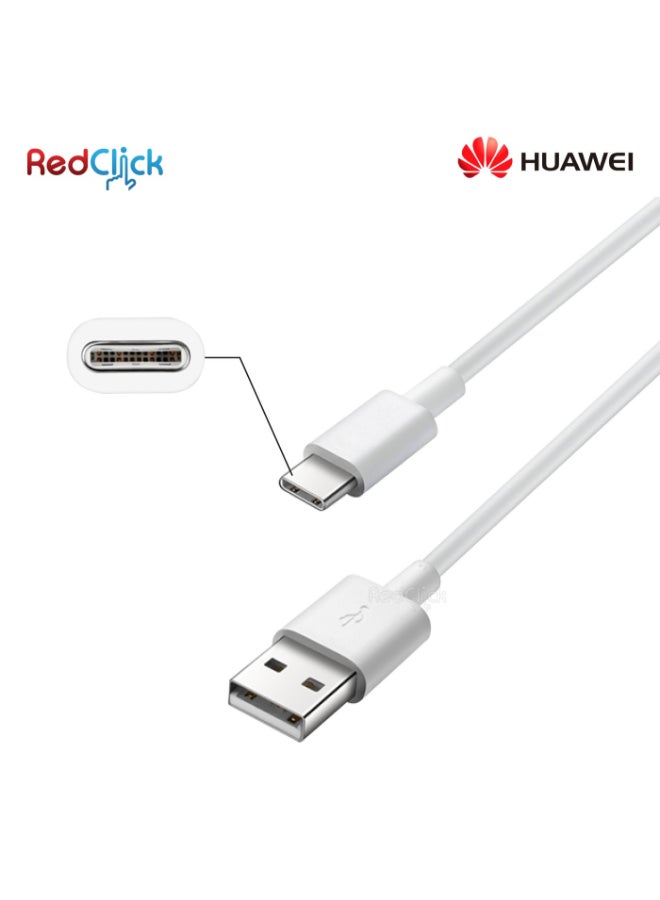 هواوي كابل محول من Micro USB إلى Type-C أبيض - Image 2