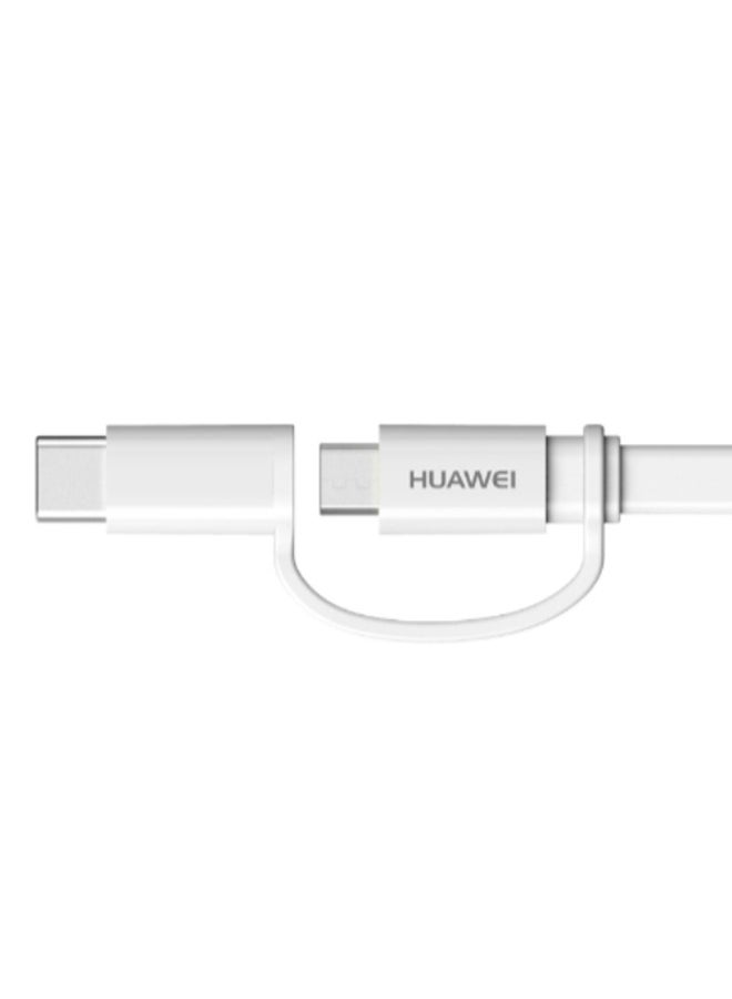 هواوي كابل محول من Micro USB إلى Type-C أبيض - Image 4