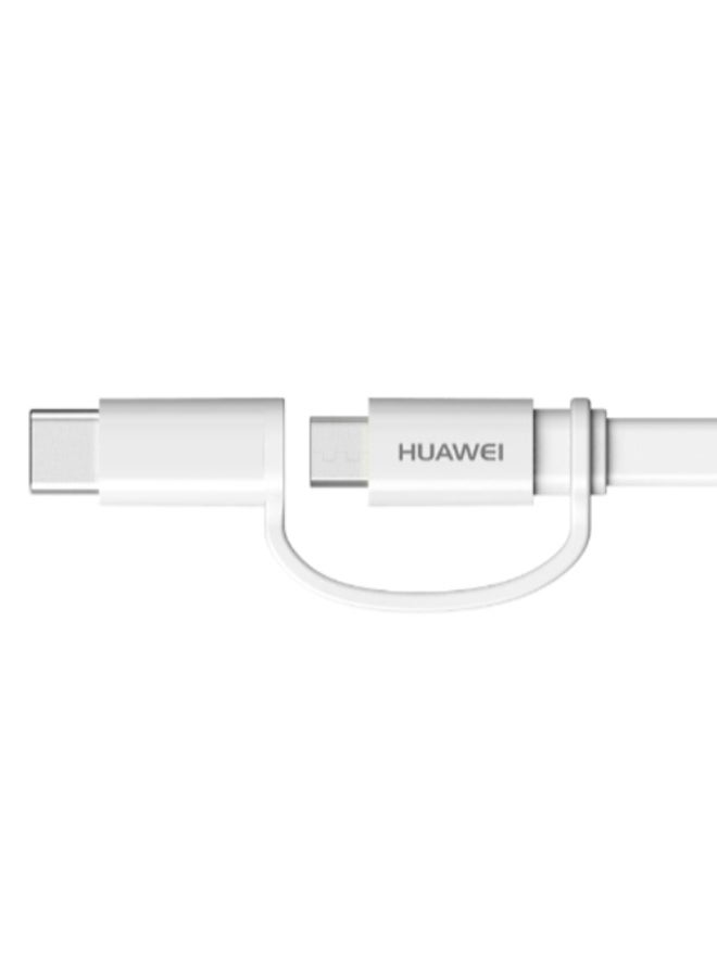 HUAWEI - USB Type-A To Type-C Data Cable White - Image 1
