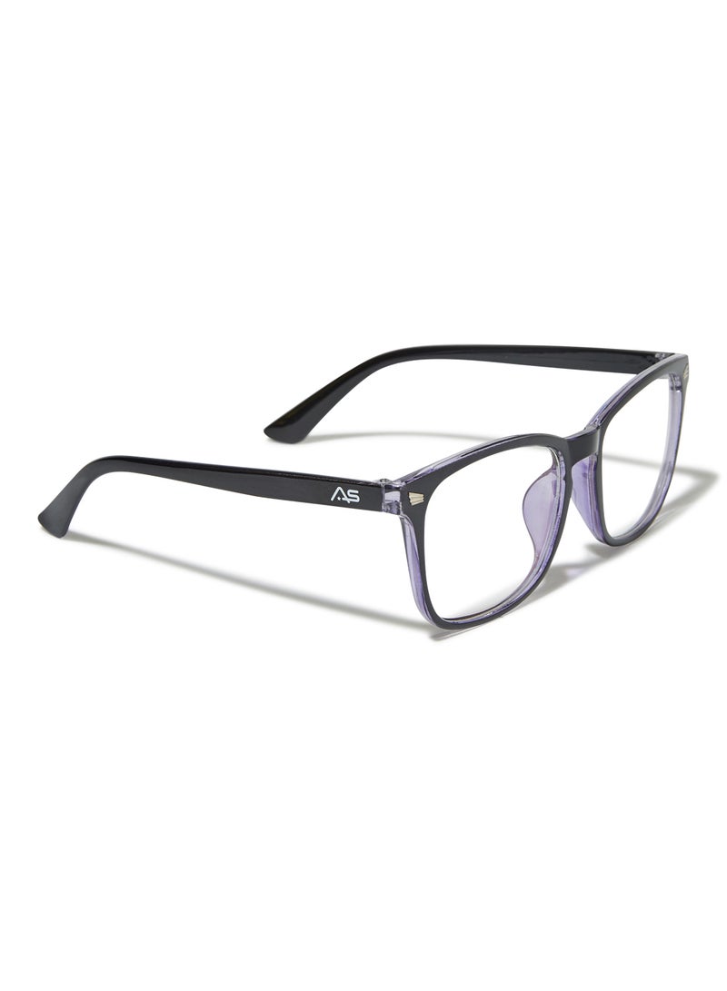Asquare - Square Frame Blue Light Blocking Eyeglasses - Image 1