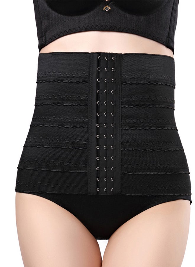 جوي شيك ملابس تنحيف بخطافات للإغلاق أسود - Image 1