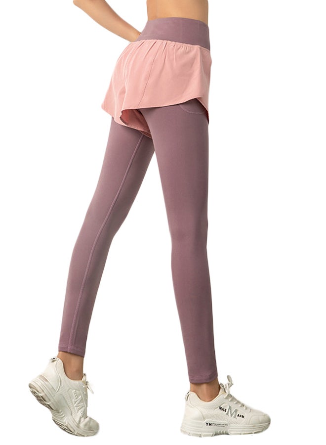 Joychic - 2-In-1 Sports Pants Pink - Image 1