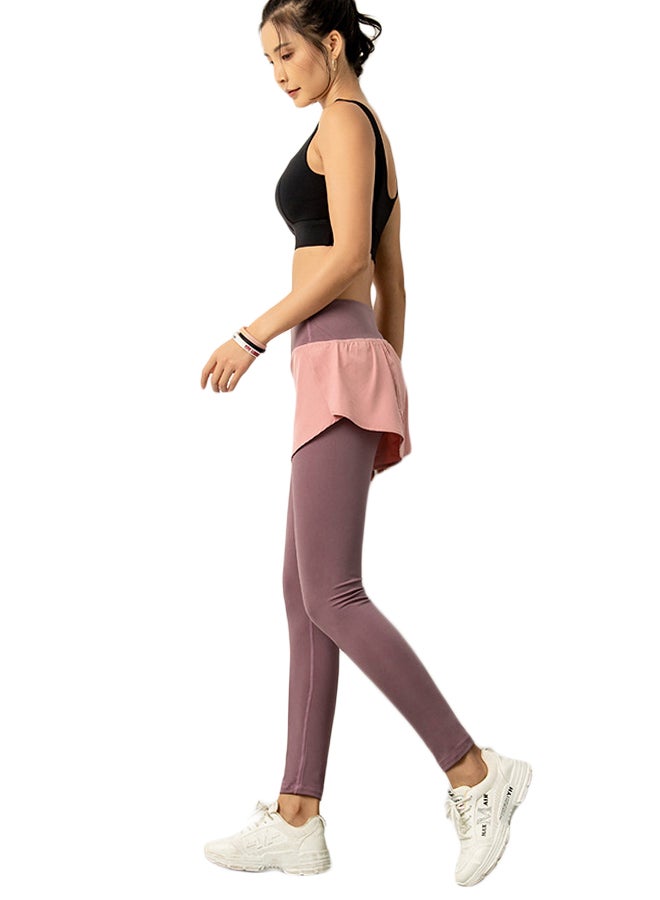 Joychic - 2-In-1 Sports Pants Pink - Image 1