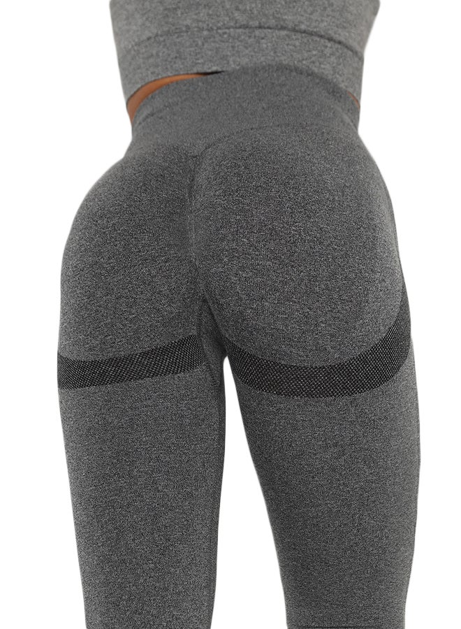 Joychic - Melange High Waist Leggings Grey - Image 1