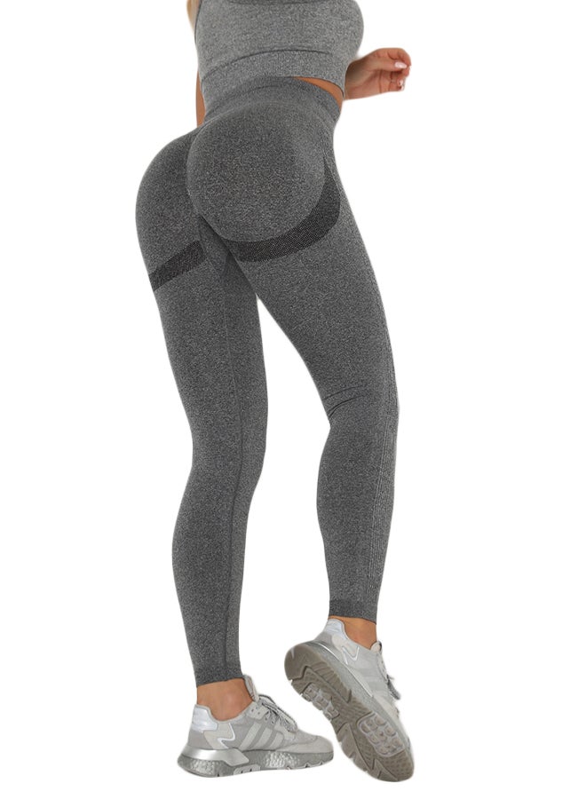 Joychic - Melange High Waist Leggings Grey - Image 1