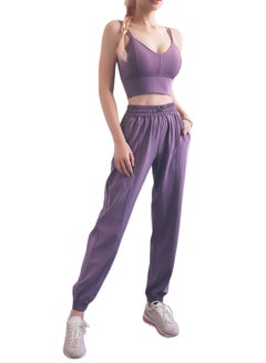 Comfy Drawstring Joggers Purple - v1596457891/N39451217V_1