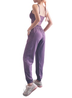 Comfy Drawstring Joggers Purple - v1596457891/N39451217V_3