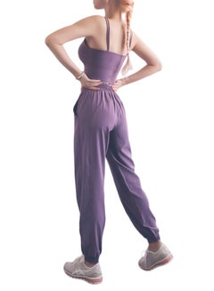 Comfy Drawstring Joggers Purple - v1596457891/N39451217V_4