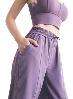 Comfy Drawstring Joggers Purple - v1596457892/N39451217V_6