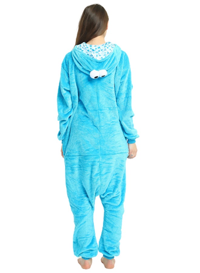 Joychic - Soft Hooded Onesie Blue - Image 1