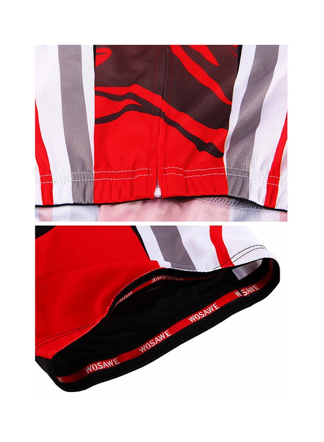 Joychic Printed Cycling Suit Set Multicolour  - Image 4
