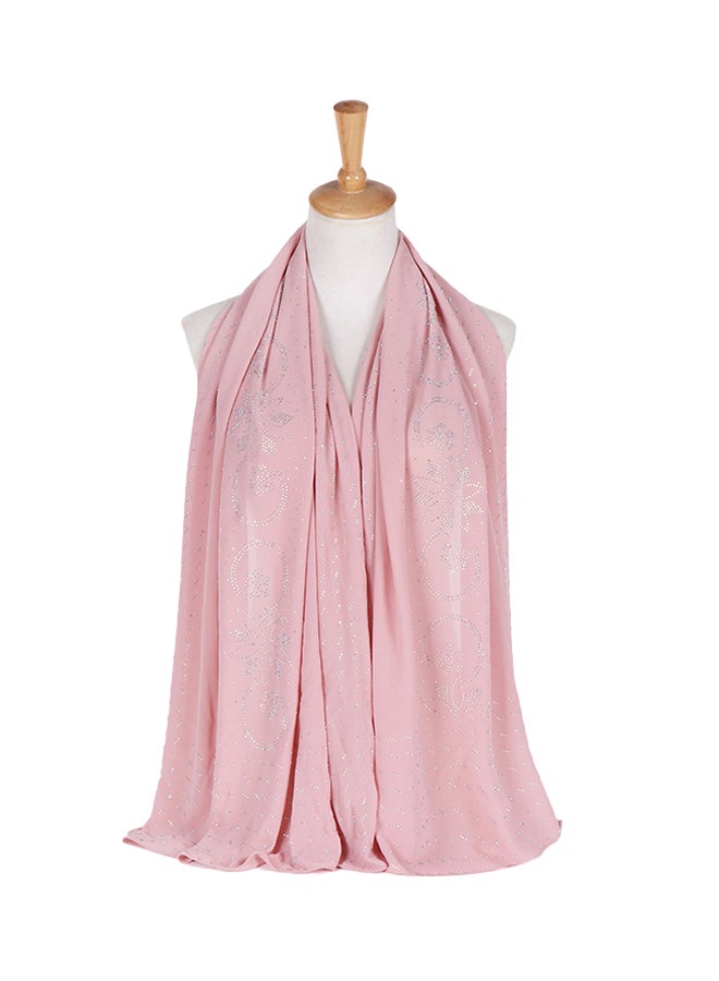 Joychic - Embellishing Hijab Scarf Dusty Rose - Image 1
