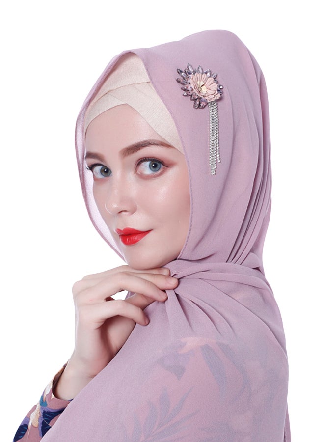 جوي شيك وشاح مزين بالزهور غسق  - Image 2