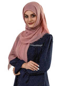 Joychic Tassel Detail Scarf Dusty Rose  - Image 1