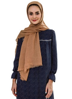 Joychic Tassel Detail Scarf Khaki  - Image 1