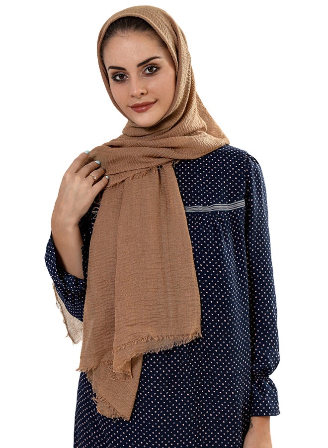Joychic Tassel Detail Scarf Khaki  - Image 2