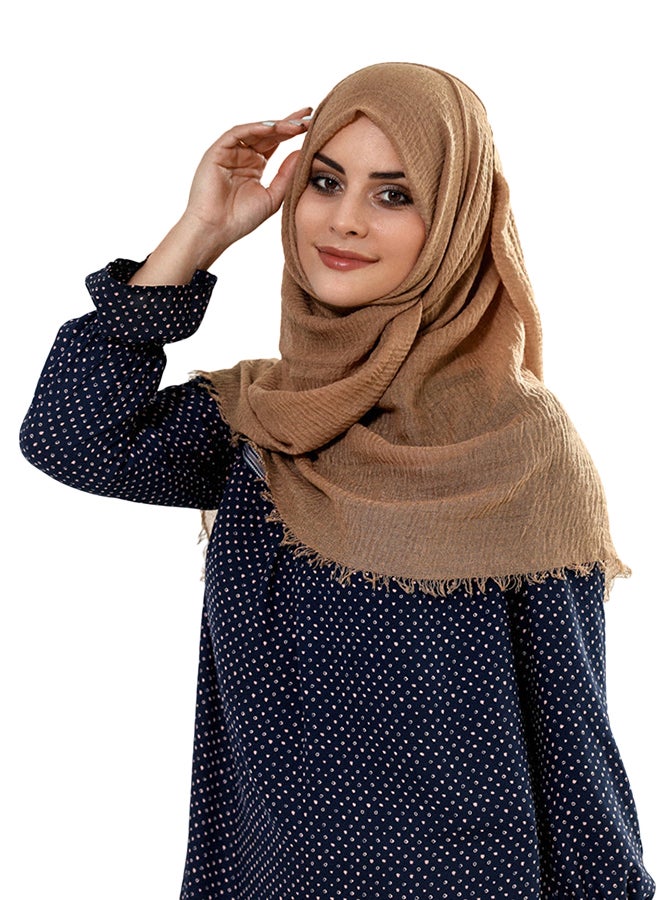 Joychic Tassel Detail Scarf Khaki  - Image 3