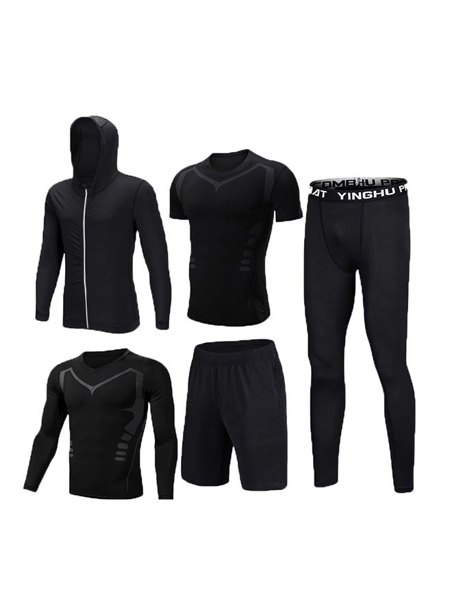 5 Piece Sportswear Set Black - v1596458097/N39450768V_1