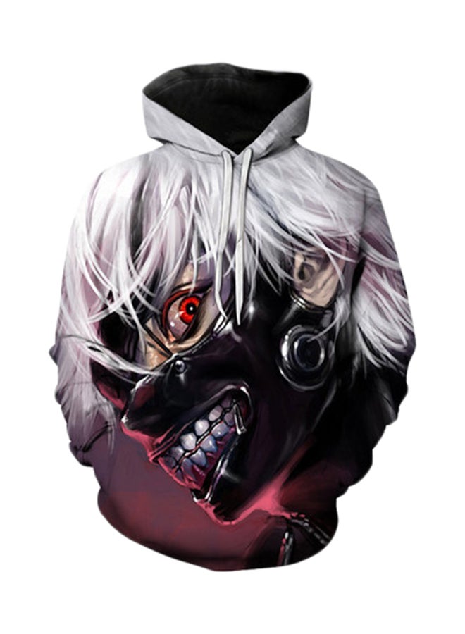 Joychic - Anime Tokyo Ghoul Print Hoodie Multicolour - Image 1