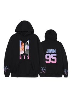 Joychic BTS Graphic Hoodie Black  - Image 1
