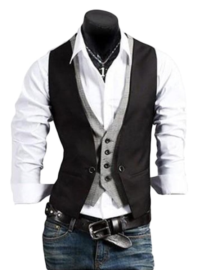 Joychic Classic Waistcoat Black  - Image 1