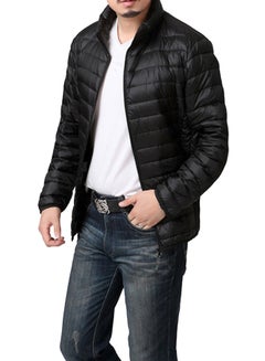 Joychic Quilted Puffer Jacket Black  - Image 1