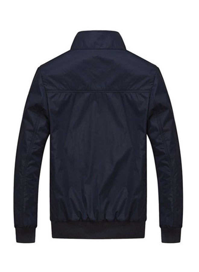 Joychic - Solid Slim Fit Jacket Black - Image 1