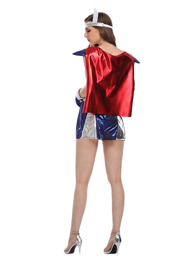 Joychic Thor Girl Party Costume Blue - Image 2