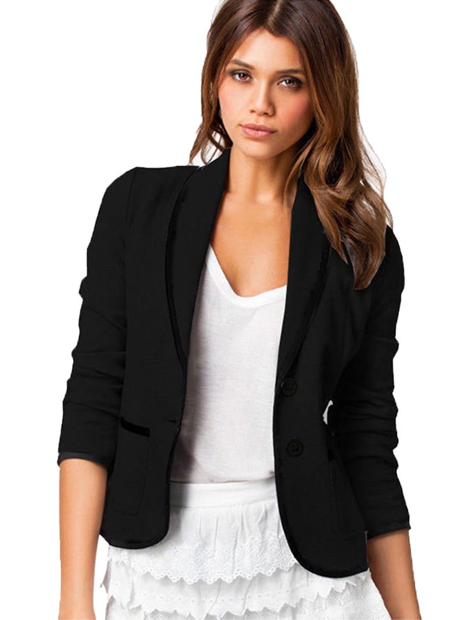 Joychic Cropped Blazer Black  - Image 1