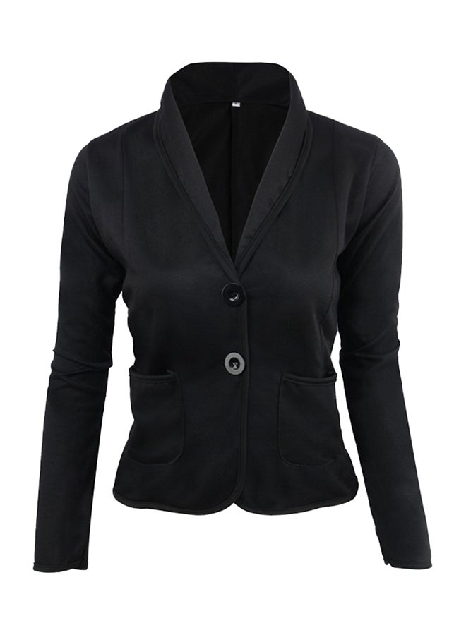 Joychic Cropped Blazer Black  - Image 4