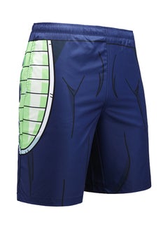 Joychic All Over Printed Swim Shorts Blue/White/Green  - Image 1