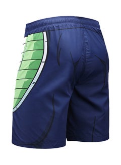 Joychic All Over Printed Swim Shorts Blue/White/Green  - Image 2