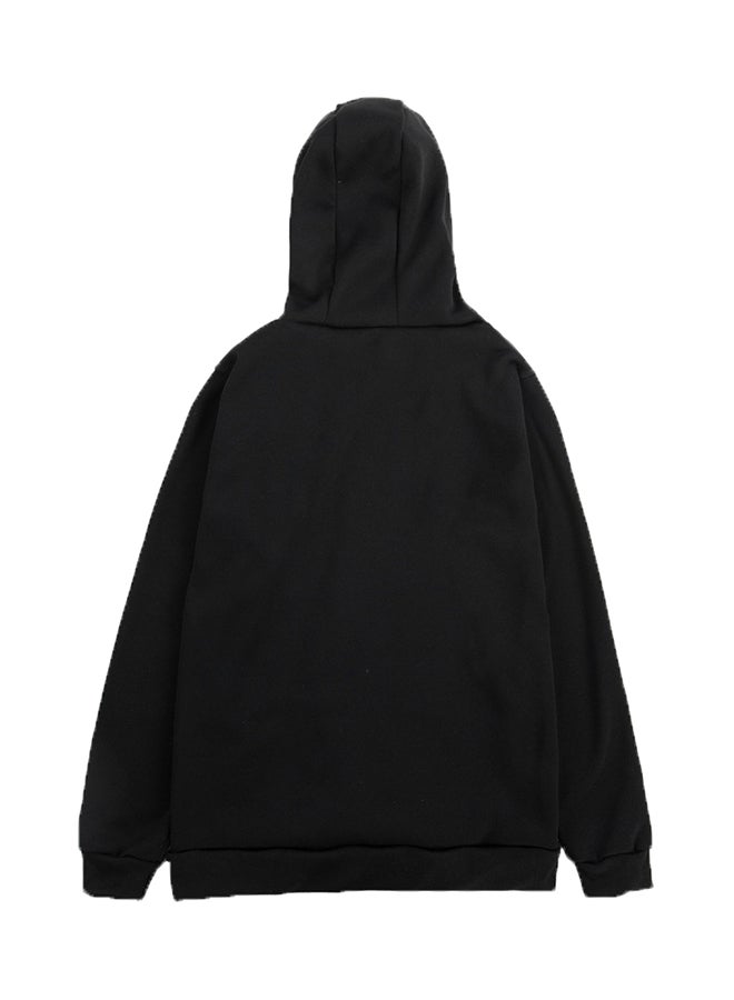 Joychic - XXXTentacion Print Hoodie Black - Image 1