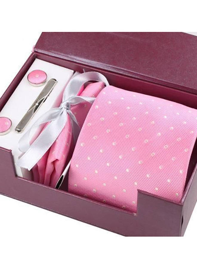 جوي شيك طقم هدية لربطة عنق بطبعة وردي - Image 1