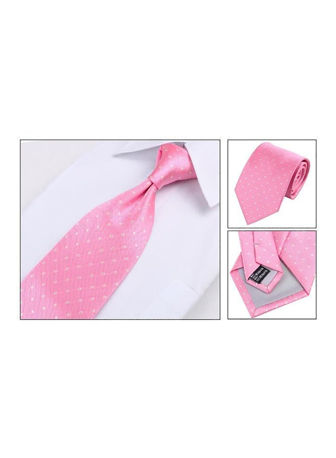 جوي شيك طقم هدية لربطة عنق بطبعة وردي - Image 2