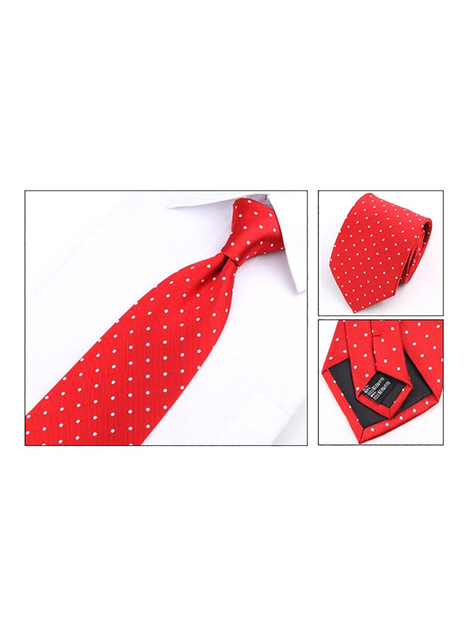 جوي شيك طقم هدية لربطة عنق بطبعة أحمر - Image 2