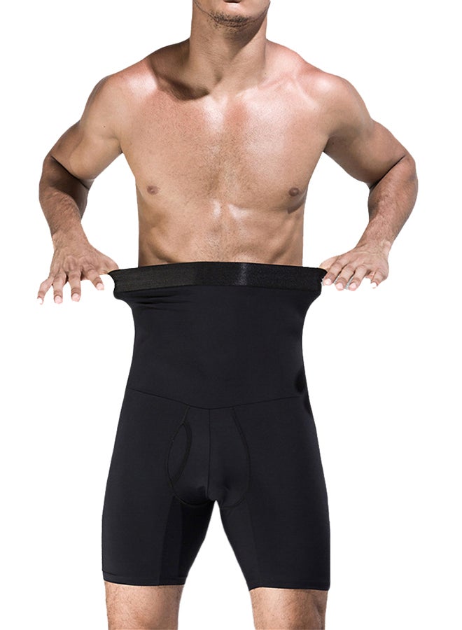 Joychic Solid High Waist Tummy Tucker Black - Image 3