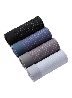 Joychic 4 Pack Solid Boxer Briefs Multicolour  - Image 2