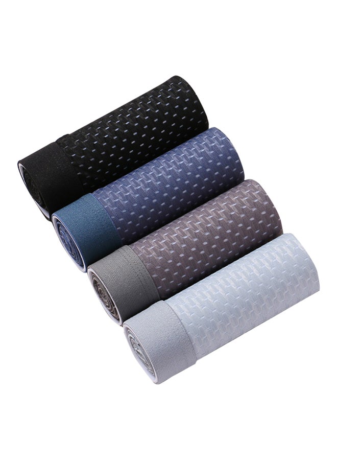 Joychic 4 Pack Solid Boxer Briefs Multicolour  - Image 2