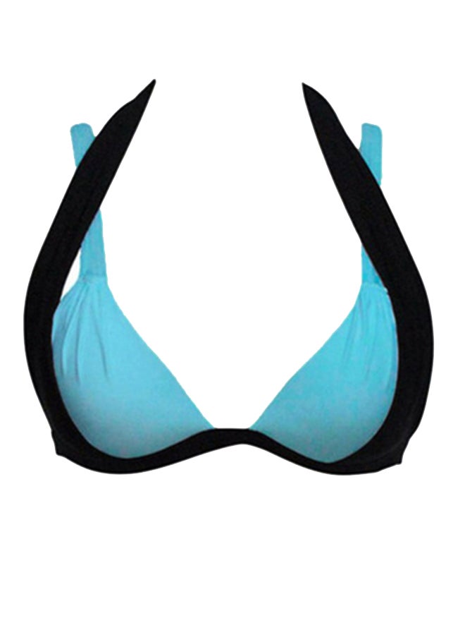 Joychic Contrast Strap Bikini Blue  - Image 3