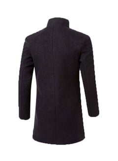 Joychic Single Breasted Lapel Coat Black  - Image 2