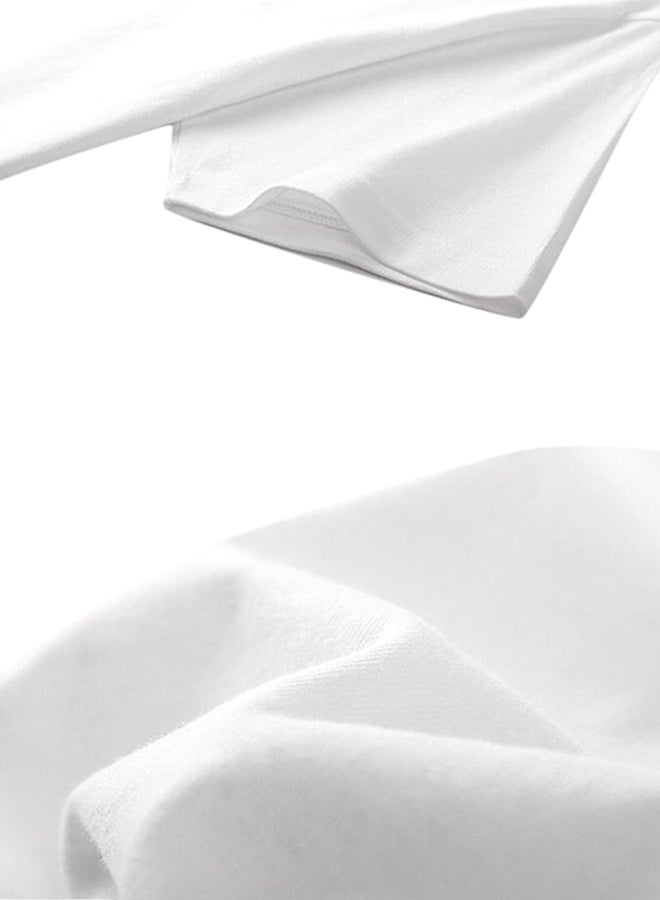 جوي شيك تيشيرت بطبعة كتابة أبيض - Image 3