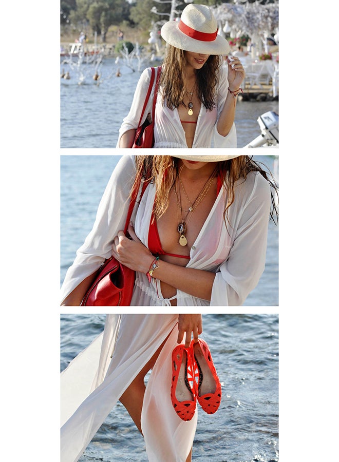 Joychic - Chiffon Lightweight Cover-Up White - Image 1