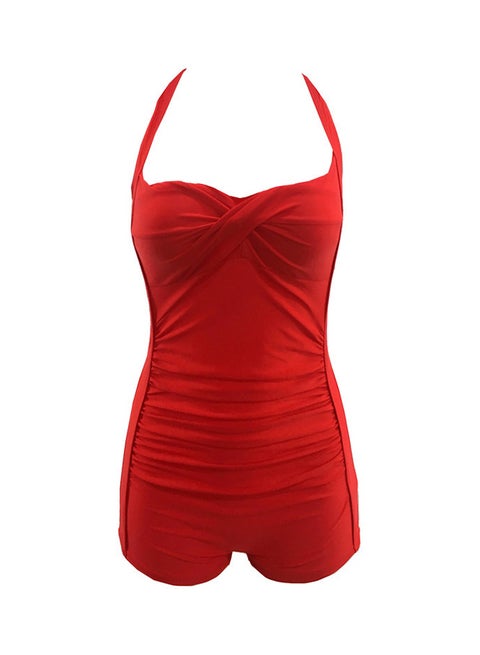 Solid One Piece Red