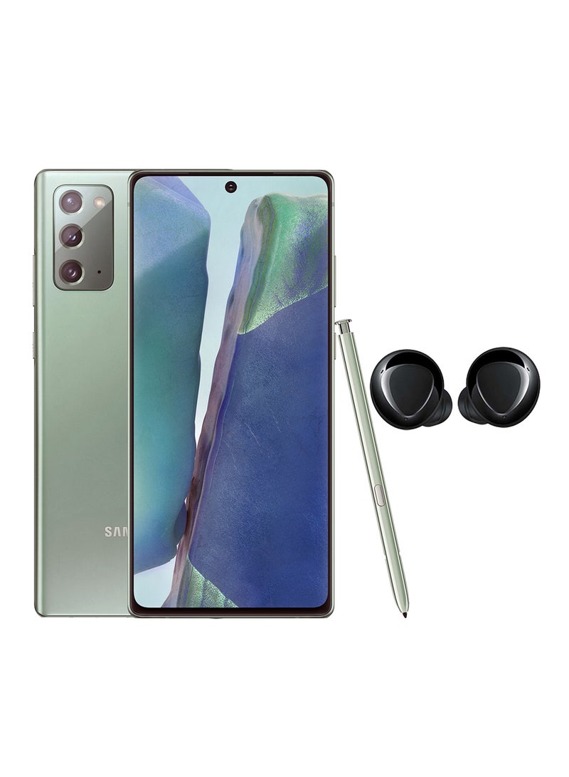 Galaxy Note20 Dual SIM Mystic Green 8GB RAM 256GB 5G With Galaxy Buds+