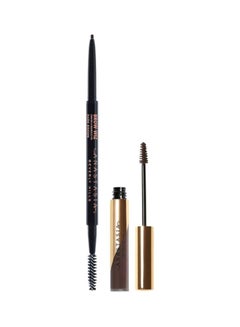Power Duo Mini Dip Brow Gel And Wiz Set Medium Brown Medium Brown
