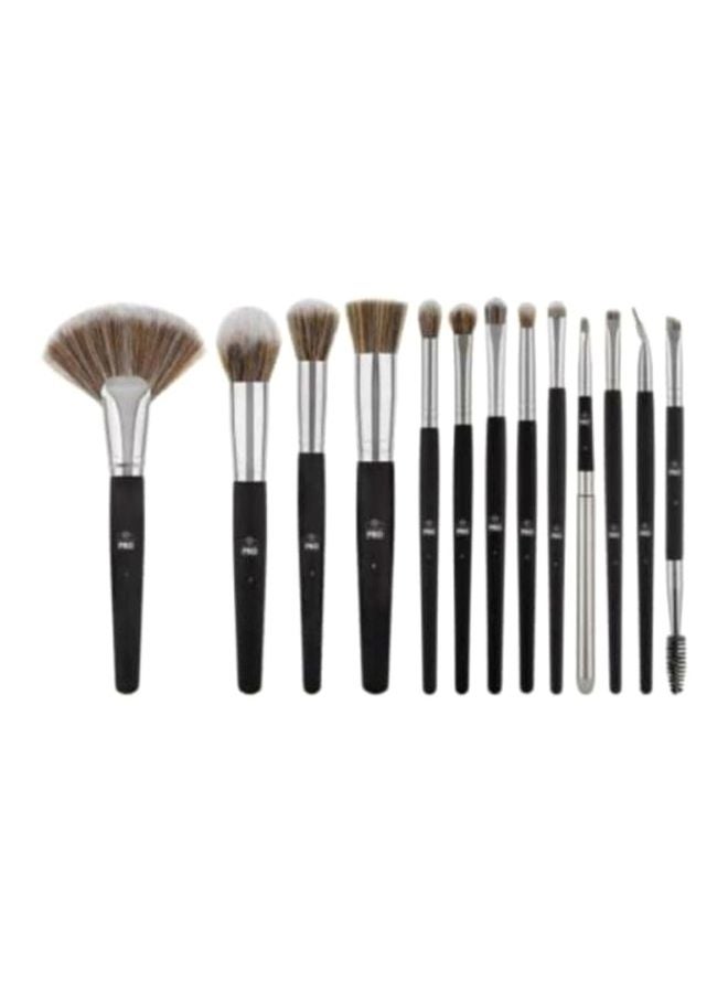 BH Cosmetics 13-Piece Brush Set Black - Image 1