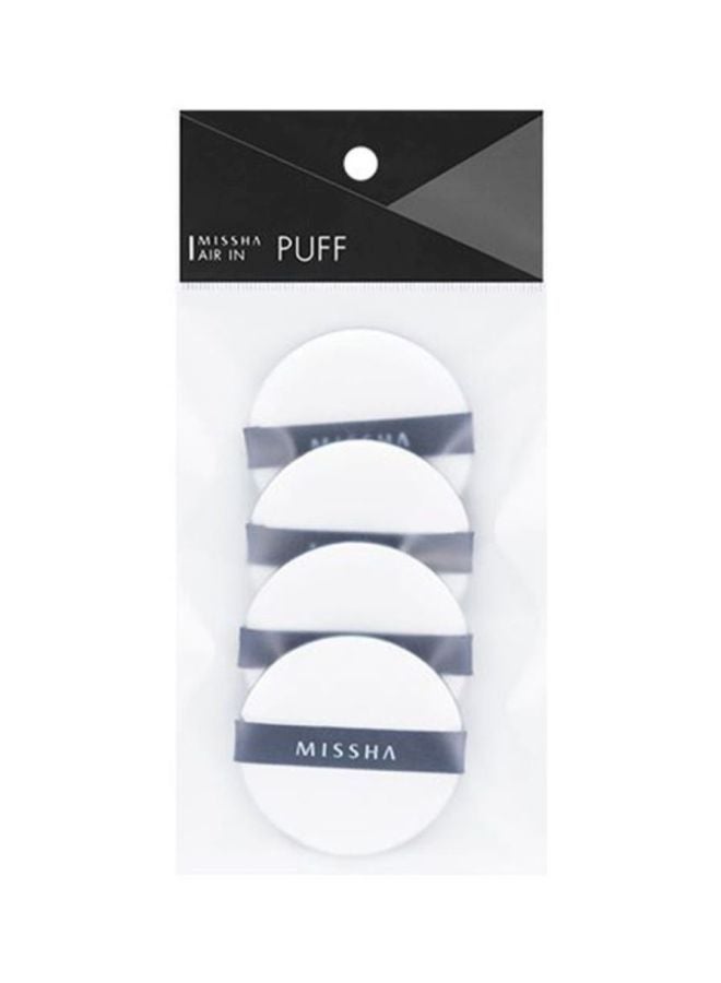 Missha 4-Piece Air In Makeup Puff Set Blue/White - Image 1