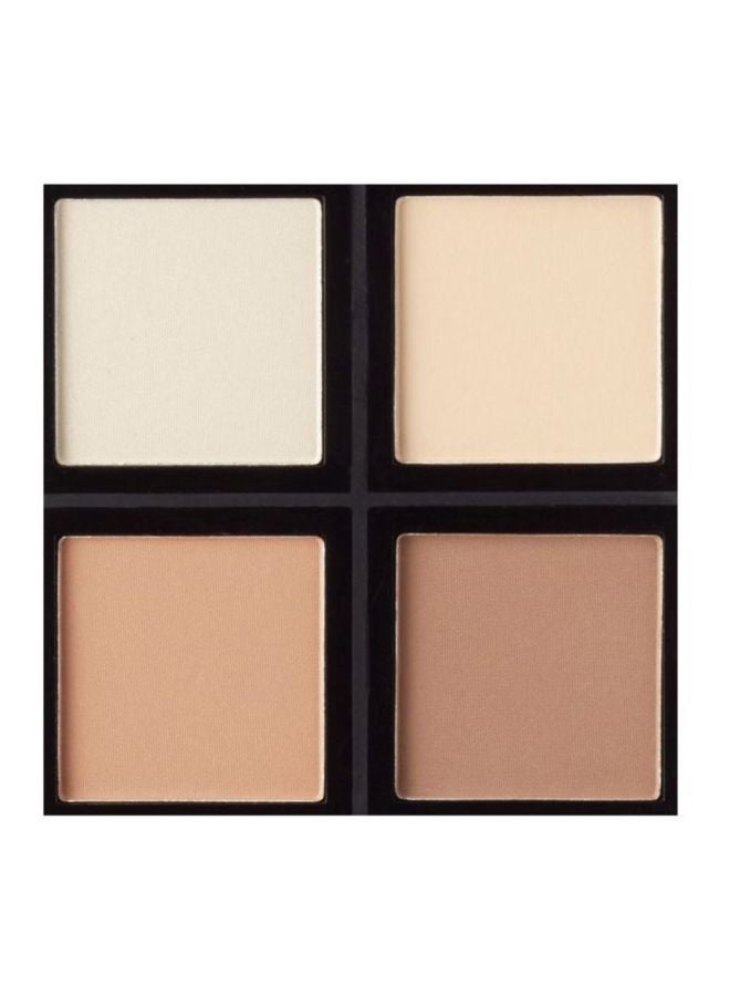 إلف علبة هايلايتر ومحدد ملامح الوجه مكونة من 4 درجات لايت/ ميديام - Image 2